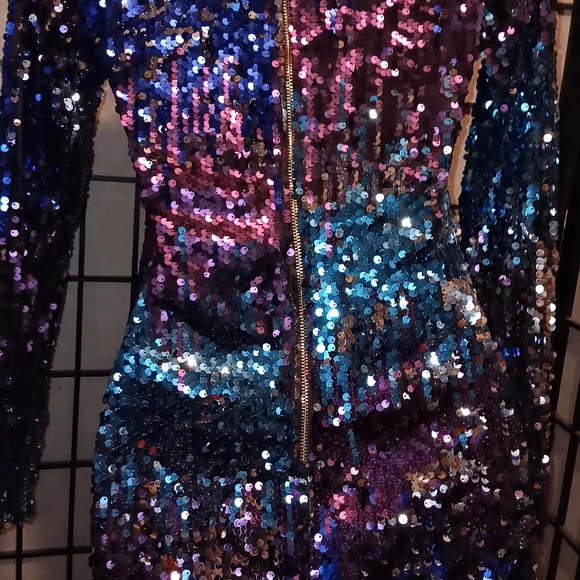 Ladies sequined dress size S - Picture 8 of 11